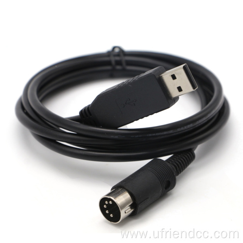 USB CH340C to DIN 5PIN port line cable